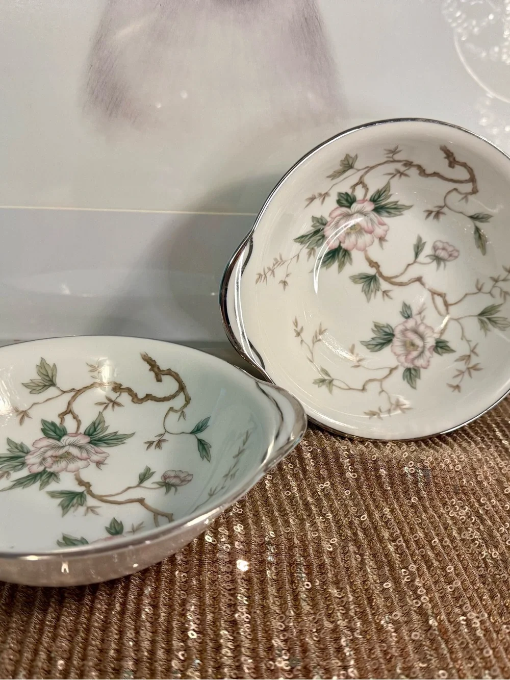 🌸H9 - Noritake China Salad/Ice Cream Bowls -  2-Bowl set🌸🛍️